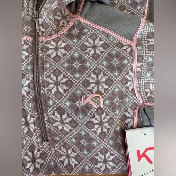 Kari Traa Rose Half Zip Baselayer Hoodie - 100% Merino Wool - Picture 5 of 6